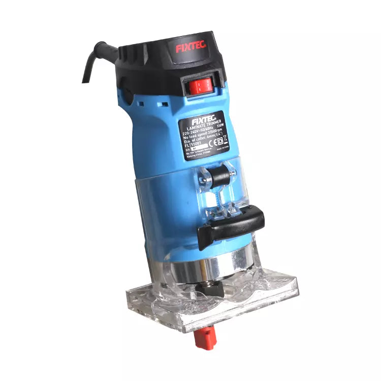 Router Recortadora Eléctrica Fixtec 550W para Laminado FLT55002-110V