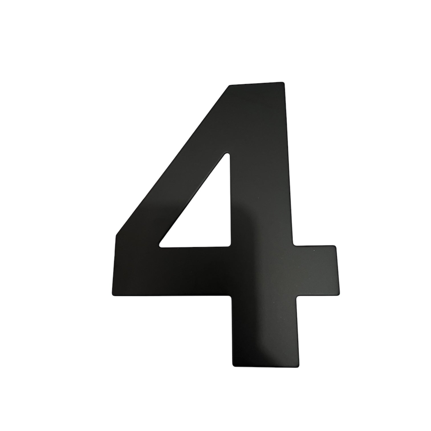 Número 4 acero inoxidable negro mate 200mm Cerrajes 0807-271