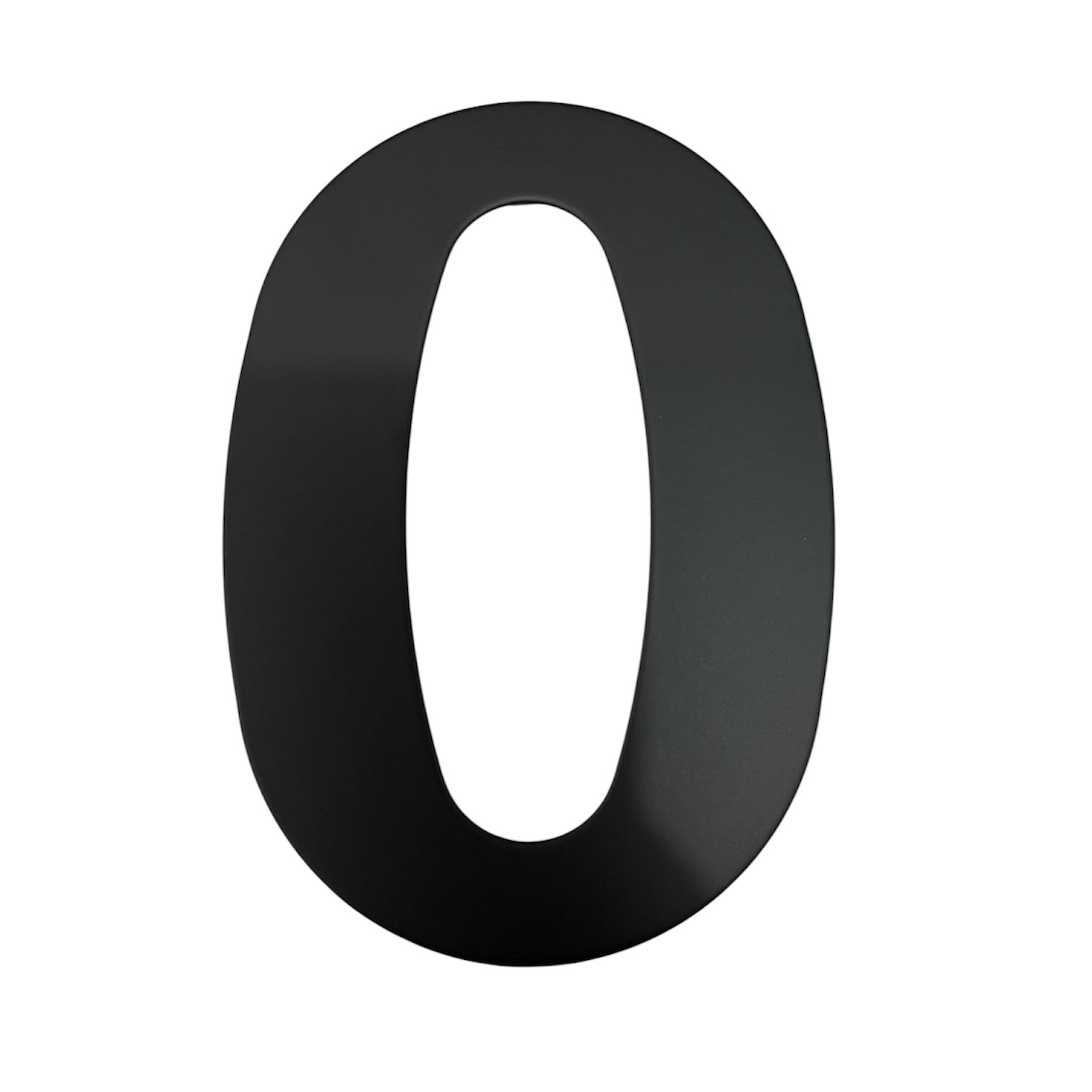 Número 0 acero inoxidable negro mate 200mm Cerrajes 0807-267