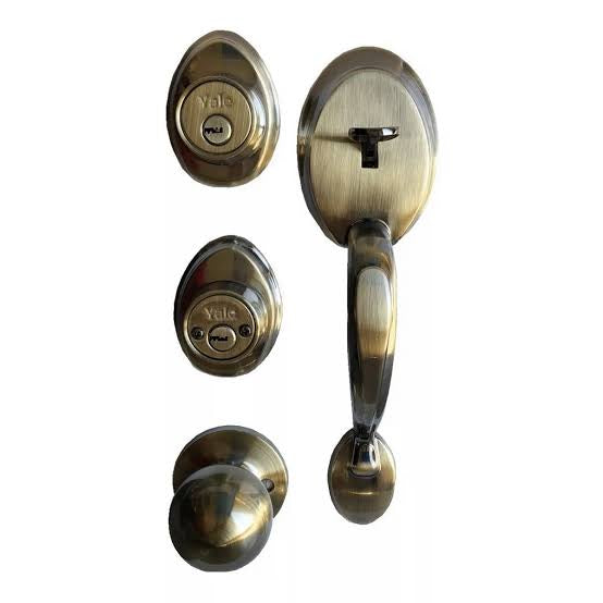 Cerradura Puerta Principal Yale MX80876 Venecia Cromo