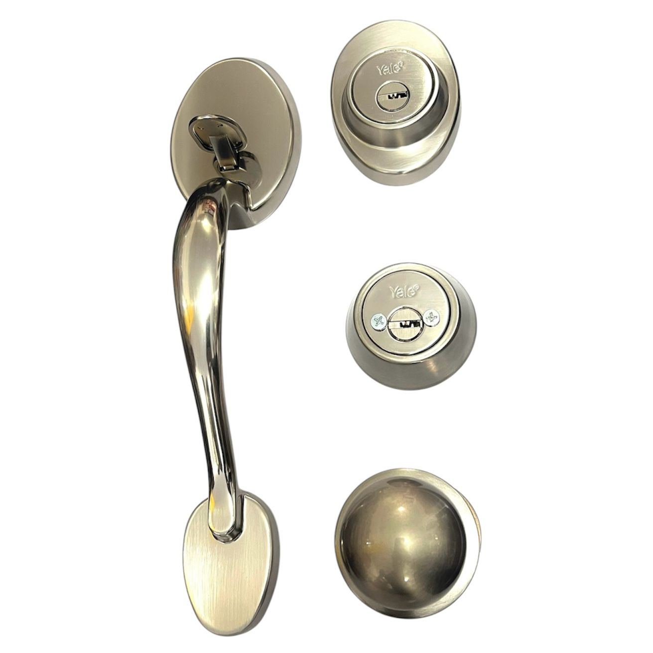 Cerradura Puerta Principal Yale MX87342 Denver Latón Antiguo