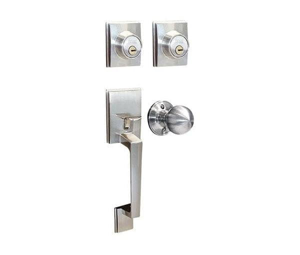 Cerradura Puerta Principal Dexter 6310 Boston Níquel Satín Alta Seguridad