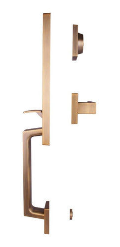 Cerradura Puerta Principal Yale MX89581 Portofino Latón Satinado miniatura 2