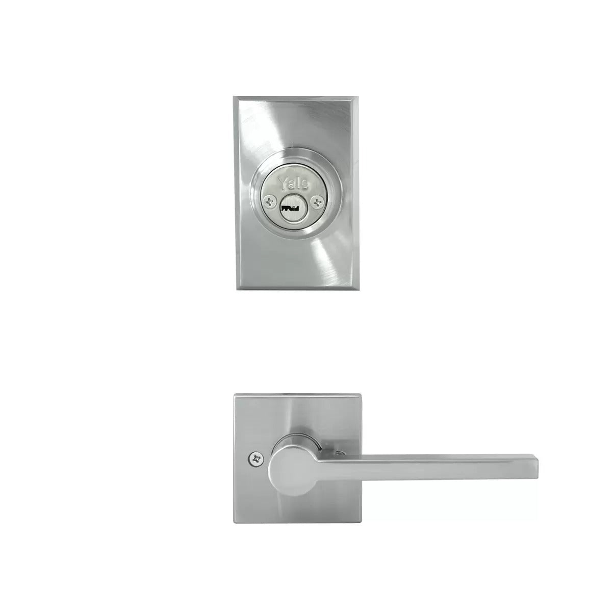 Cerradura Puerta Principal Yale MX81849 Praga Níquel Satín miniatura 2
